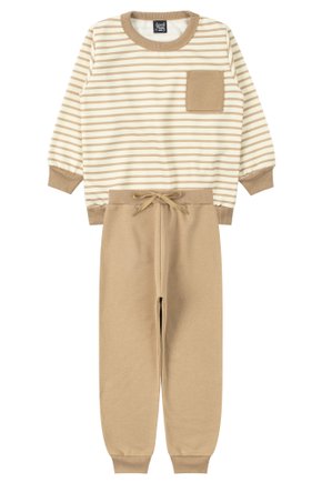 Conjunto Infantil Masculino Moletom Sublimado Peluciado/Moletom Peluciado Listras - Good Boy