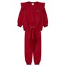 conjunto infantil feminino moletom peluciado pretty menina doce