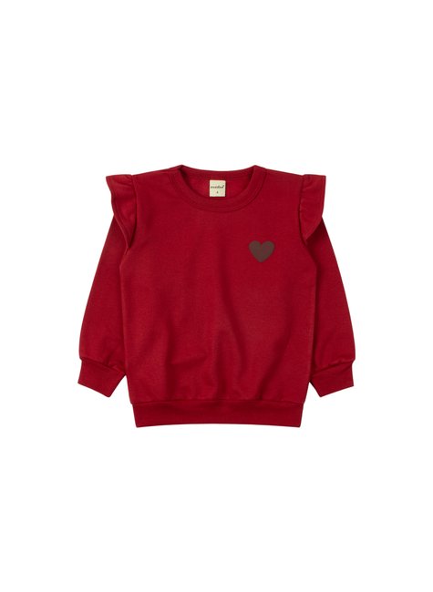 conjunto infantil feminino moletom peluciado pretty menina doce 2