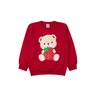 blusao infantil feminino moletom peluciado bear menina doce