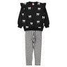 conjunto infantil feminino moletom peluciado cherry moda love 11