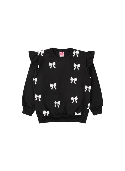 conjunto infantil feminino moletom peluciado cherry moda love 12