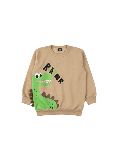 conjunto infantil masculino moletom peluciado roar good boy 2
