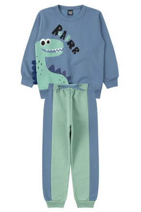 Conjunto Infantil Masculino Moletom Peluciado Roar - Good Boy