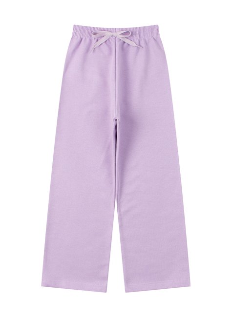 calca wide leg infantil feminino moletom peluciado cores menina doce 3