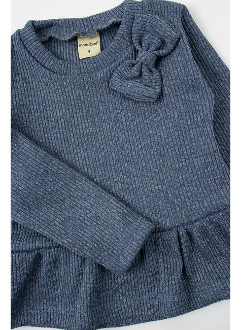 conjunto infantil feminino ribana caneladapeluciada laco moda love 24