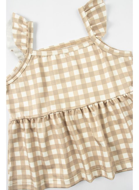 conjunto infantil feminino suplex sublimado xadrez moda love 4