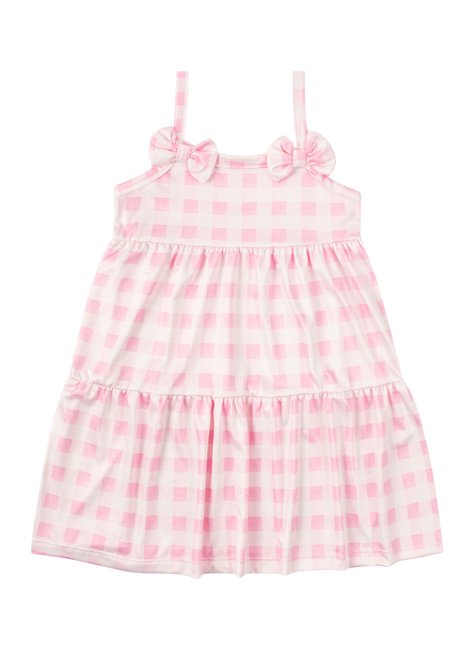 vestido infantil feminino suplex sublimado xadrez moda love 3