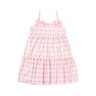 vestido infantil feminino suplex sublimado xadrez moda love 3