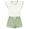 conjunto infantil feminino meia malhamoletinho charme moda love