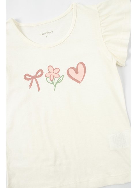 conjunto infantil feminino meia malhamoletinho delicada moda love 4
