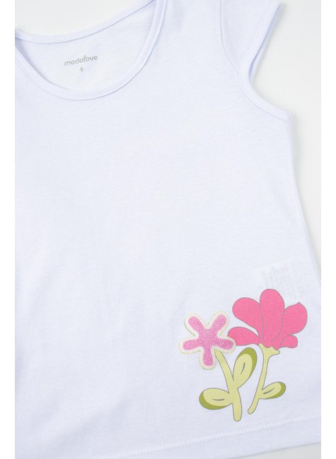 conjunto infantil feminino meia malhamoletinho flor moda love 9