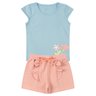 conjunto infantil feminino meia malhamoletinho flor moda love 11