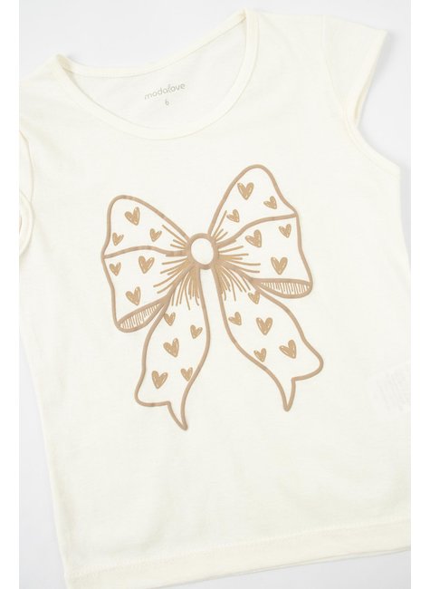 conjunto infantil feminino meia malhamoletinho laco moda love 4