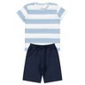 conjunto infantil masculino malha wafflemoletinho colors moda love 6