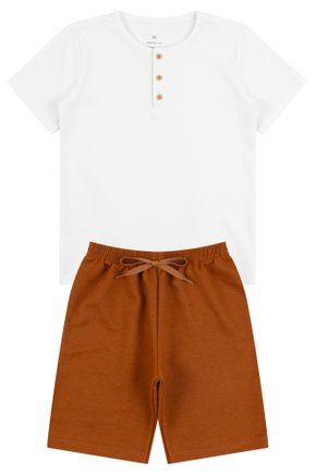 Conjunto Infantil Masculino Malha Waffle/Moletinho Estiloso - Moda Love