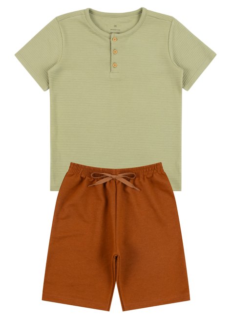 conjunto infantil masculino malha wafflemoletinho estiloso moda love 11