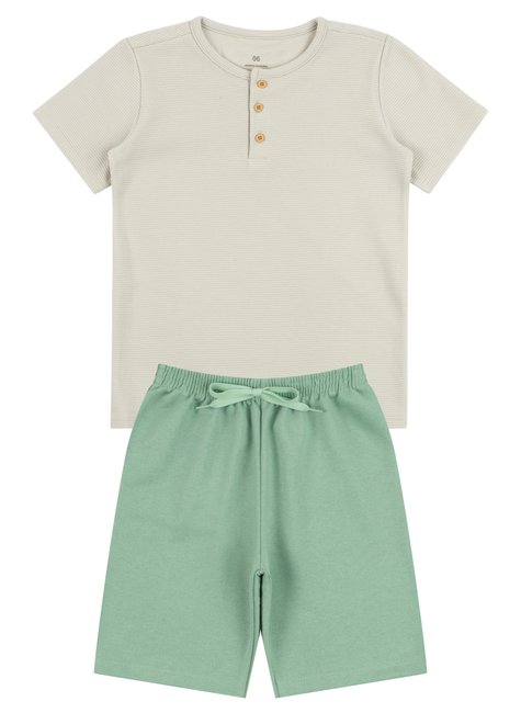 conjunto infantil masculino malha wafflemoletinho estiloso moda love 16