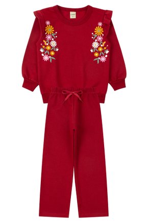 Conjunto Infantil Feminino Moletom Peluciado Pretty - Moda Love