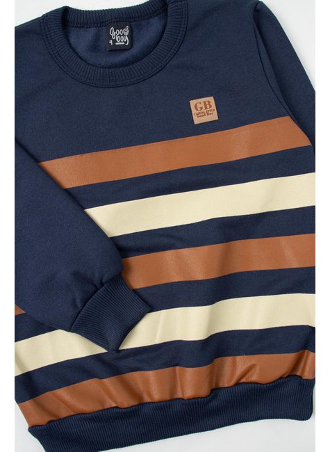 conjunto infantil masculino moletom peluciado estilo good boy 4