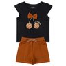 conjunto infantil feminino meia malhamoletinho pretty girl moda love 6