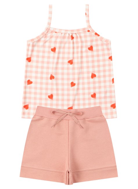 conjunto infantil feminino suplex sublimadomoletinho pretty moda love 6