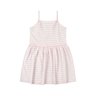 vestido infantil feminino meia malha rotativa listras moda love