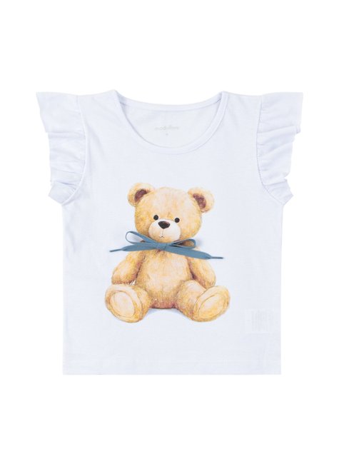 conjunto infantil feminino meia malhasuplex sublimado bear moda love 2