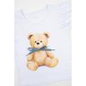 conjunto infantil feminino meia malhasuplex sublimado bear moda love 4
