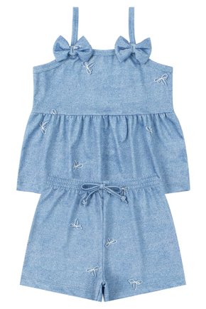 Conjunto Infantil Feminino Suplex Sublimado Charmosa - Moda Love