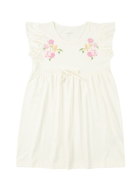 vestido infantil feminino meia malha flowers moda love