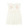vestido infantil feminino meia malha flowers moda love