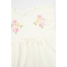 vestido infantil feminino meia malha flowers moda love 2