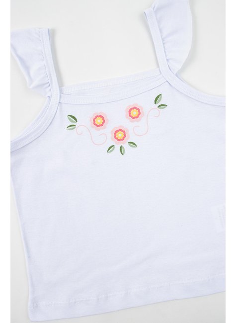 conjunto infantil feminino meia malhamoletinho florzinhas moda love 4