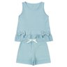 conjunto infantil feminino meia malhamoletinho charming moda love