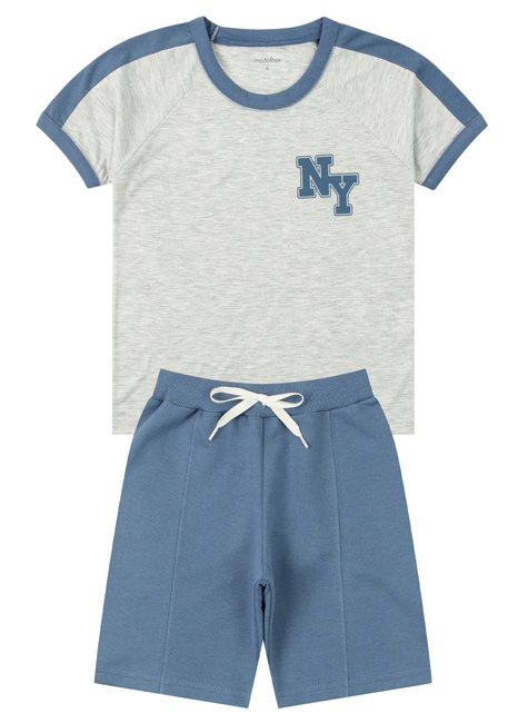 conjunto infantil masculino meia malhamoletinho ny moda love 6
