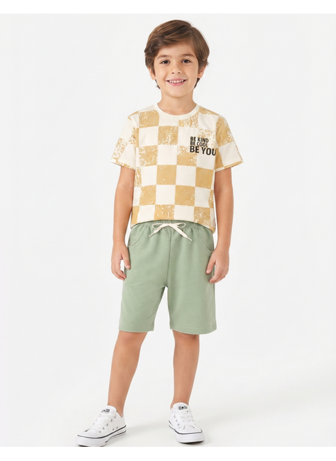 conjunto infantil masculino meia malhamoletinho be cool moda love