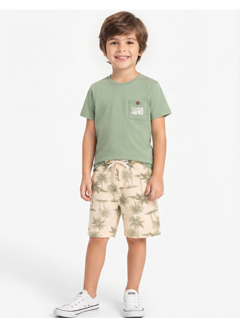 conjunto infantil masculino meia malhamoletinho sublimado for fun moda love