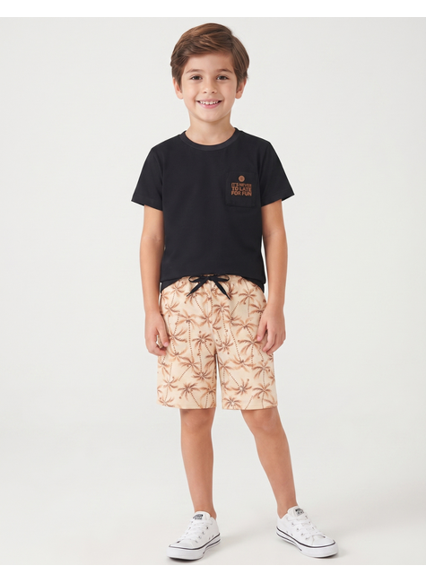 conjunto infantil masculino meia malhamoletinho sublimado for fun moda love 2