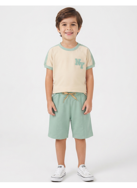 conjunto infantil masculino meia malhamoletinho ny moda love
