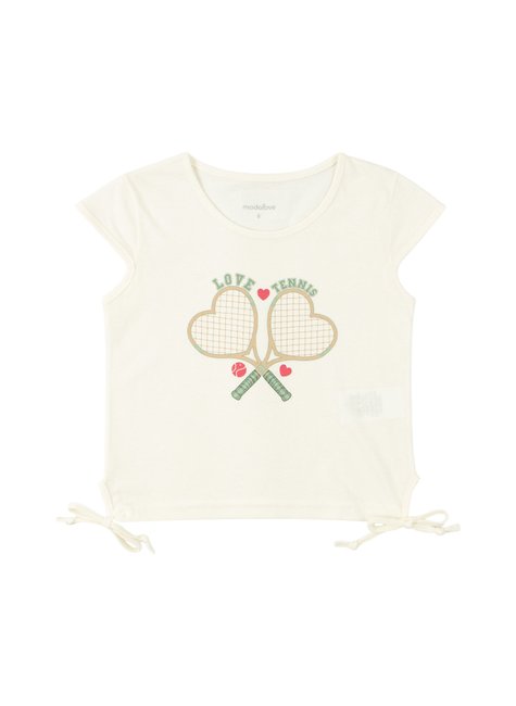 conjunto infantil feminino meia malhamoletinho love tennis moda love 12