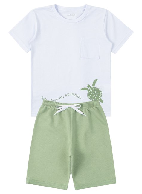 conjunto infantil masculino meia malhamoletinho summer moda love 6