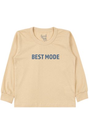 Camiseta Manga Longa Infantil Masculino Meia Malha Estilo - Good Boy