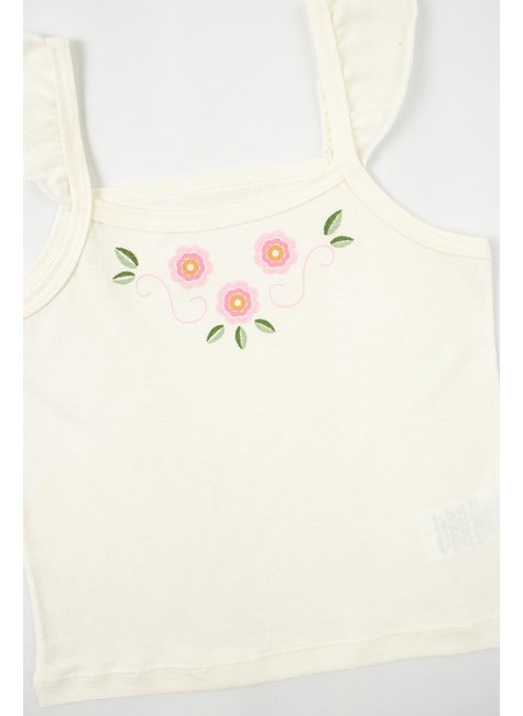 conjunto infantil feminino meia malhamoletinho florzinhas moda love 4