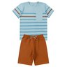 conjunto infantil masculino meia malhamoletinho listras moda love 6