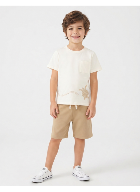 conjunto infantil masculino meia malhamoletinho summer moda love
