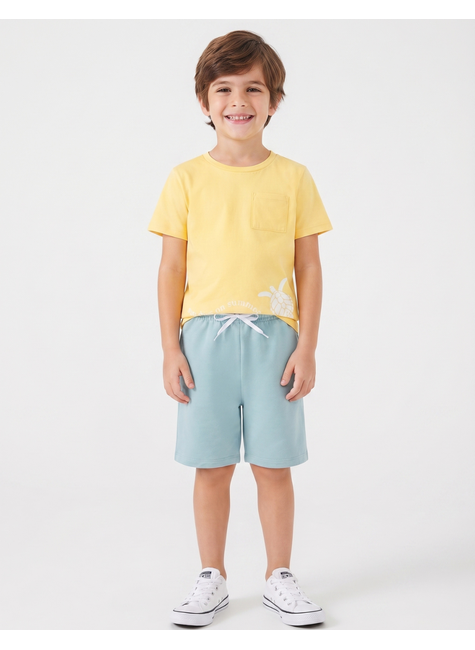 conjunto infantil masculino meia malhamoletinho summer moda love 3
