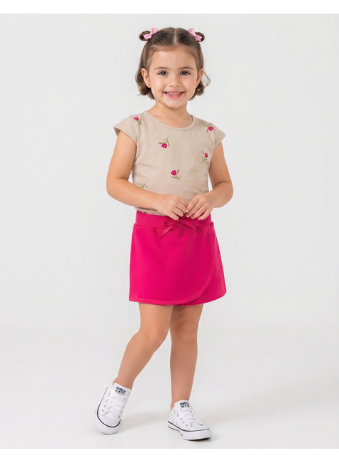 conjunto infantil feminino meia malhamoletinho delicada menina doce
