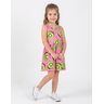vestido infantil feminino suplex sublimado kiwi menina doce