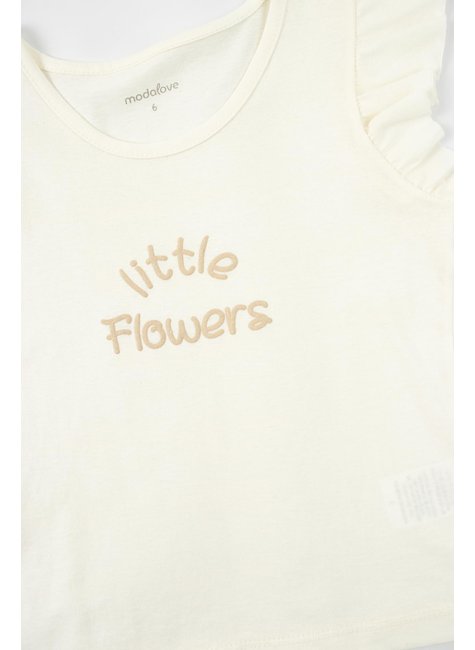 conjunto infantil feminino meia malhasuplex sublimado little flowers moda love 4